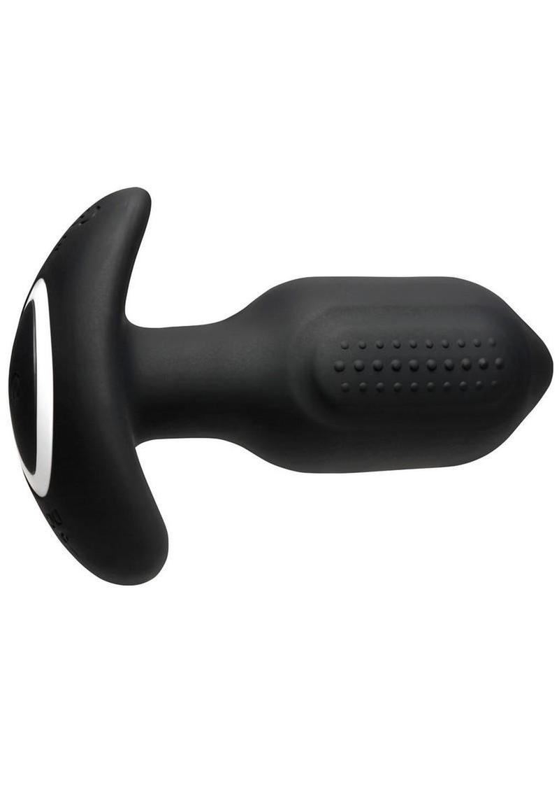 Bang! Bumpy Vibrating Silicone Butt Plug – Rechargeable Waterproof Anal Vibrator
