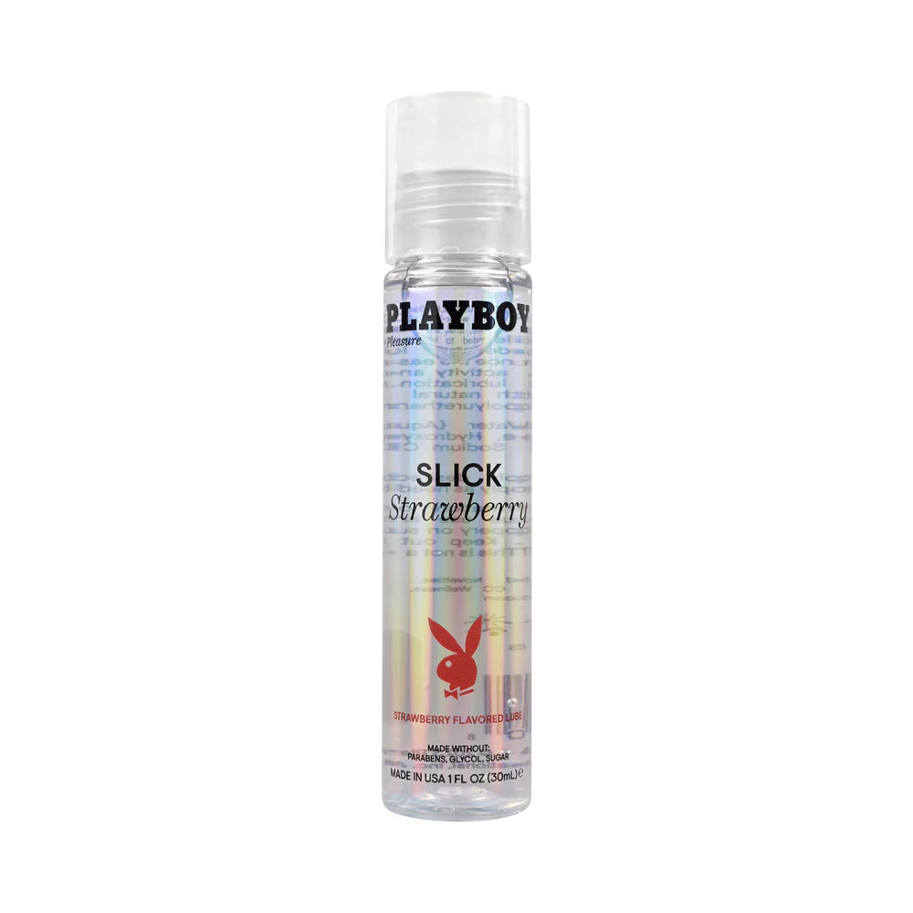 Playboy Slick Flavored Water-Based Lubricant Strawberry