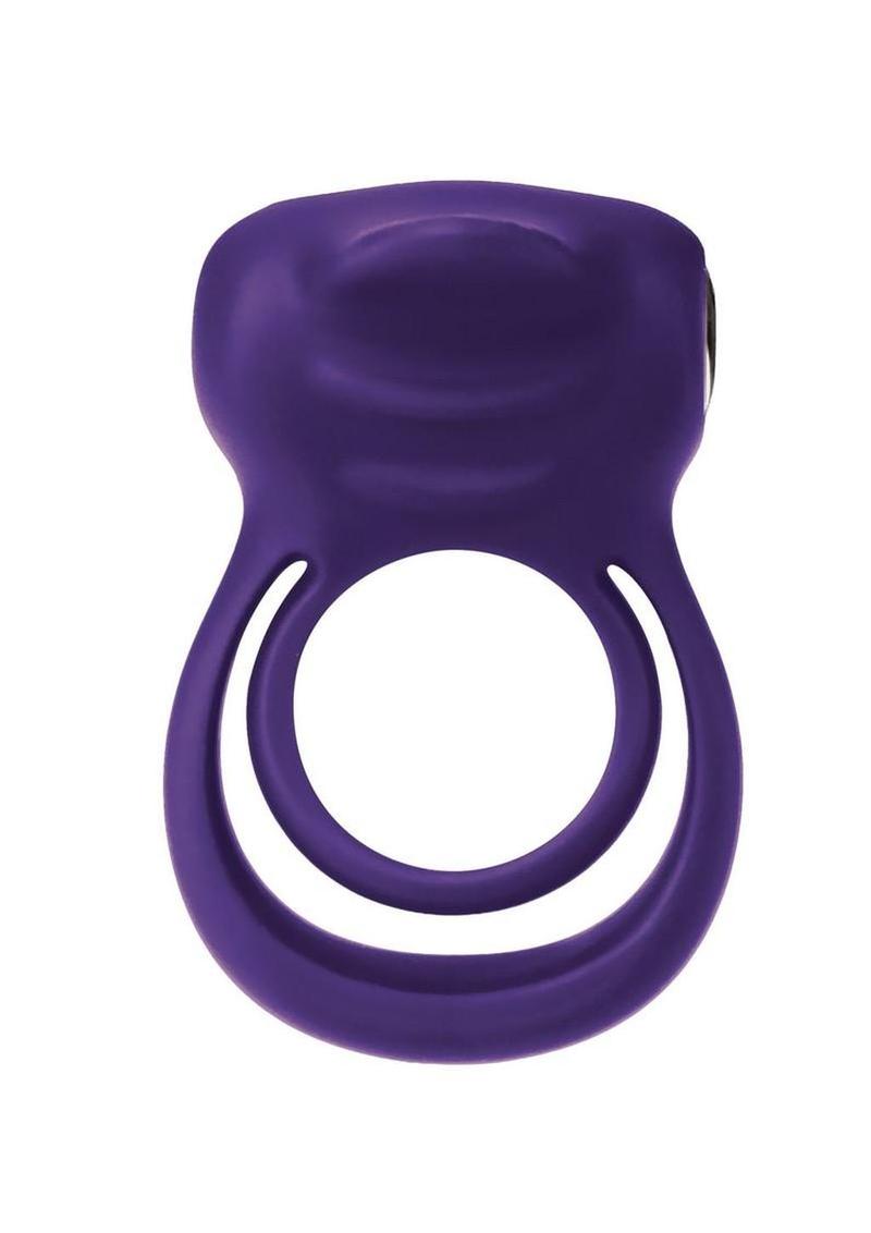 VeDo Trust Rechargeable Silicone Cock Ring – Dual Ring with Vibrating Tongue