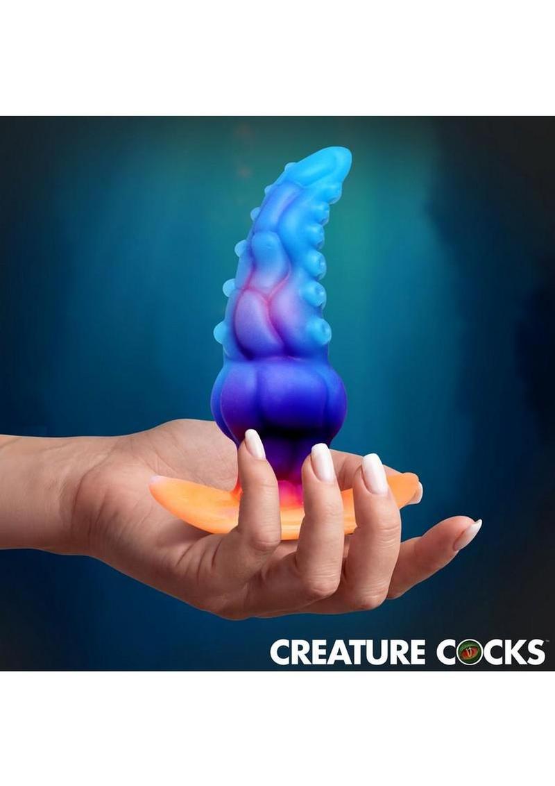 Creature Cocks Glowtopus Glow-in-the-Dark Silicone Anal Plug