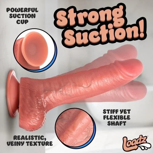 Loadz 10" Thrusting Vibrating & Squirting Silicone Dildo – Remote Control Rechargeable
