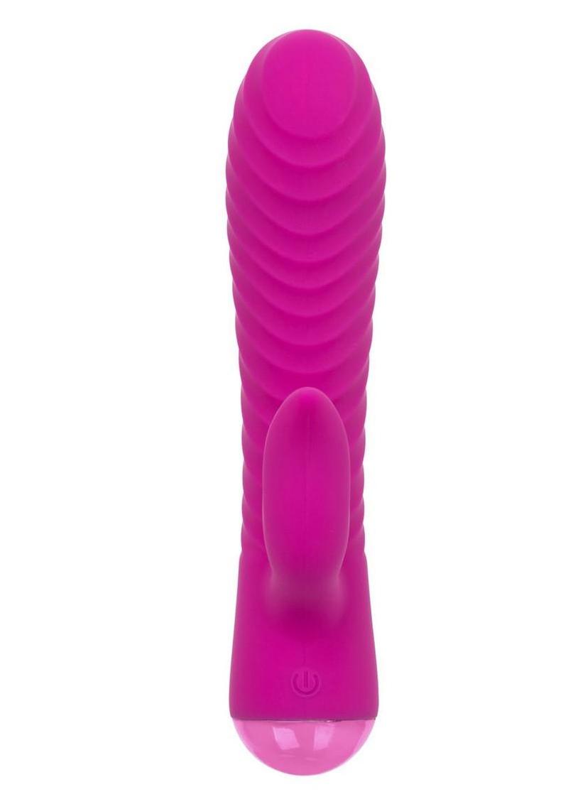 Extra Thicc Chubby Gyrating Tickler – Rechargeable Silicone Dual Motor Vibrator