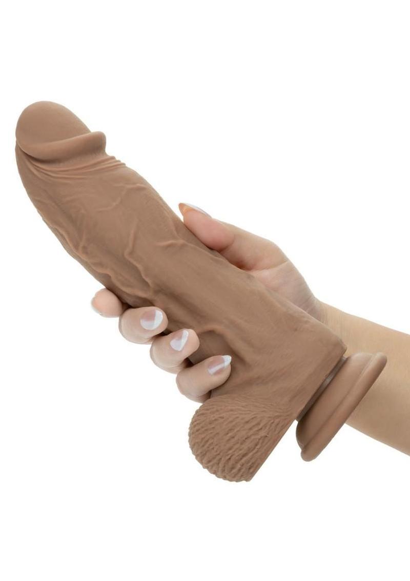 Silicone Stud Big Dick Energy Vibrating Dildo – Rechargeable Suction Cup