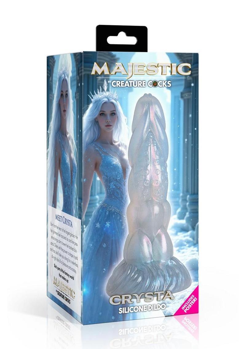 Creature Cocks Crysta Silicone Dildo – Textured Fantasy Design
