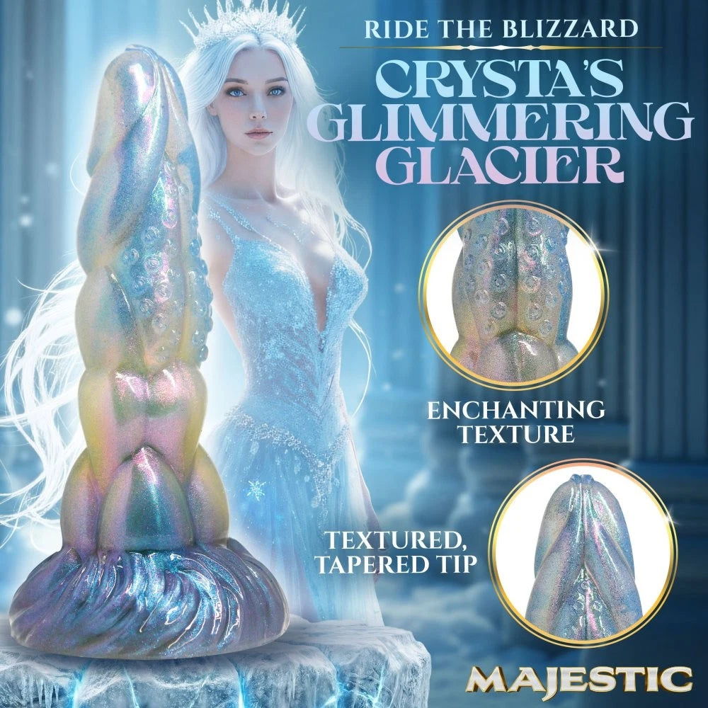 Creature Cocks Crysta Silicone Dildo – Textured Fantasy Design