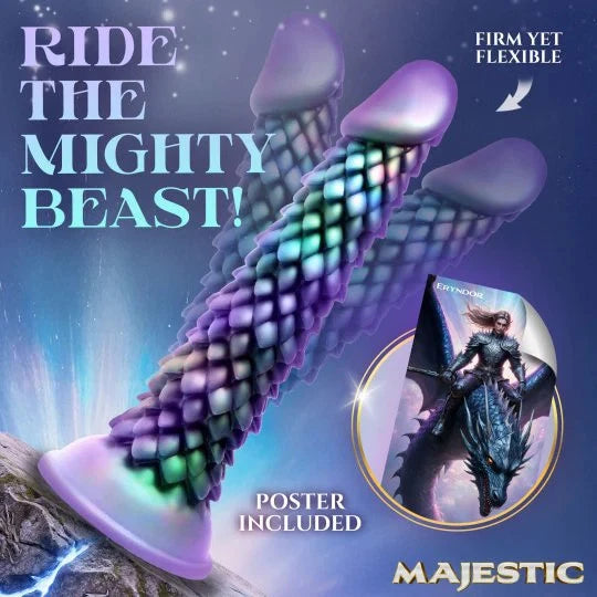 Creature Cocks Eryndor Dragon Silicone Dildo – Full Texture Fantasy Design