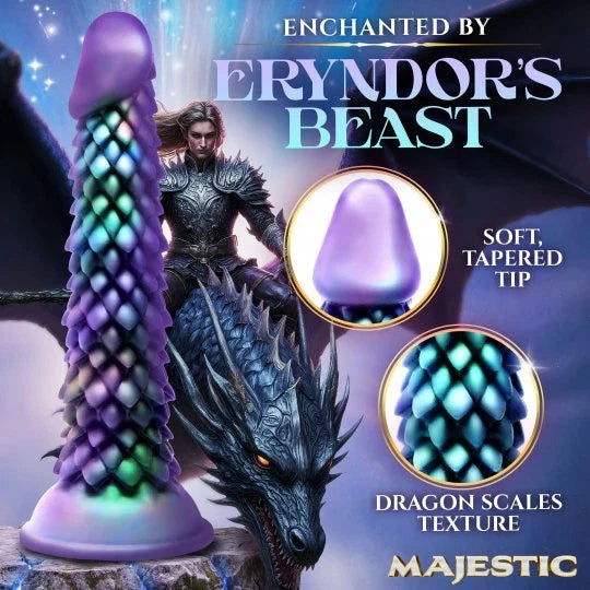 Creature Cocks Eryndor Dragon Silicone Dildo – Full Texture Fantasy Design