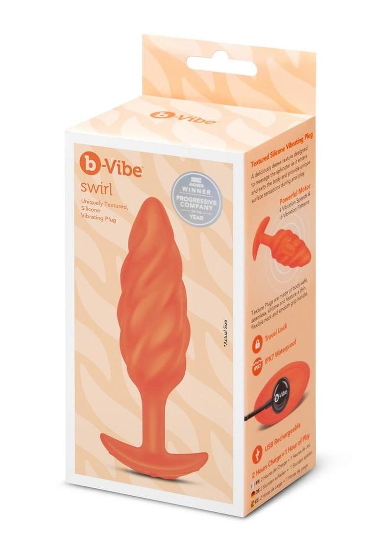 b-Vibe Swirl Textured Plug