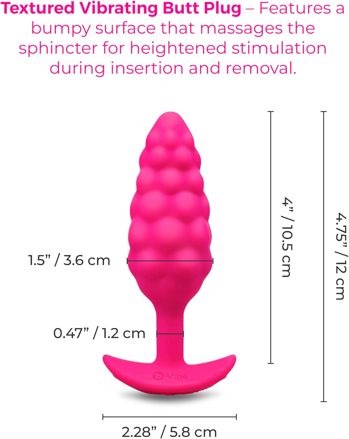 b-Vibe Bump Textured Plug