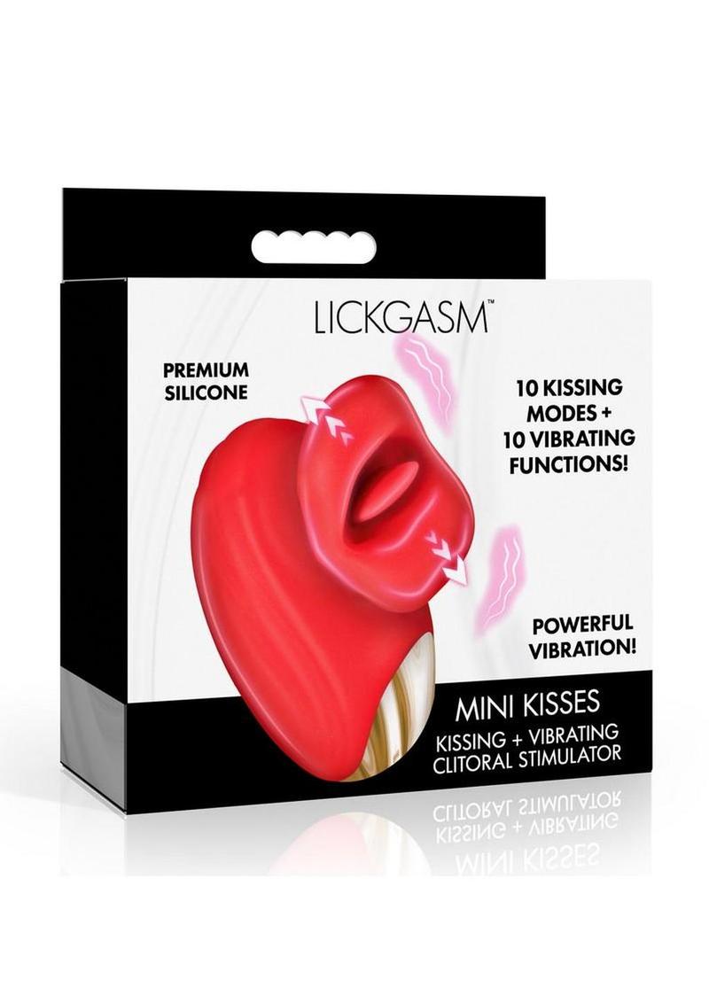 Lickgasm Mini Kisses Kissing & Vibrating Rechargeable Silicone Clitoral Stimulator