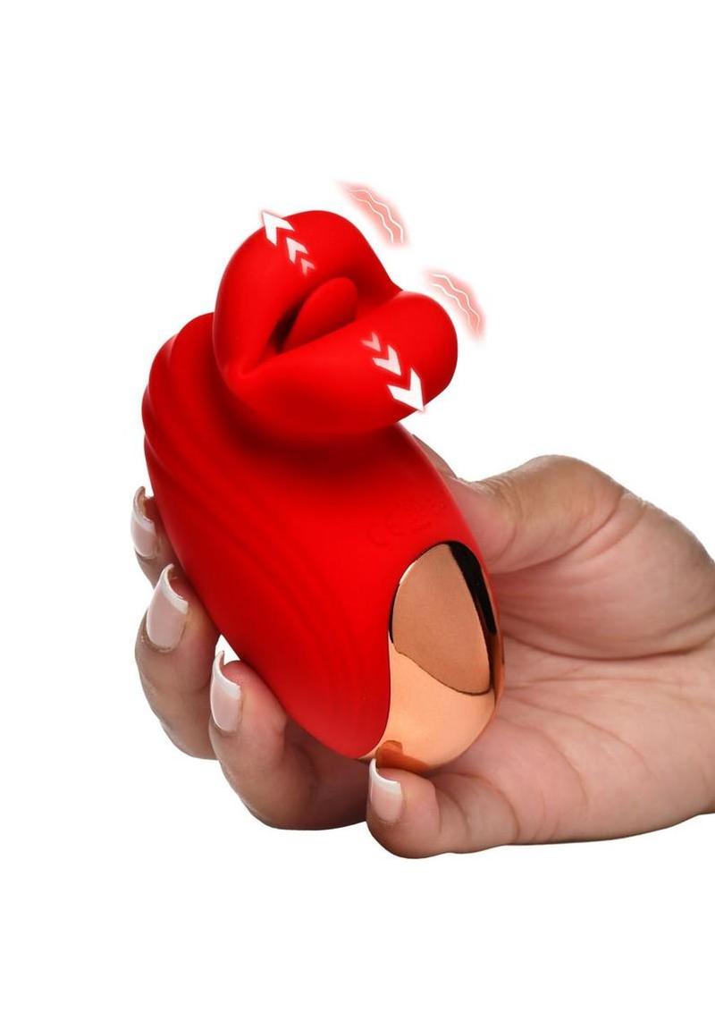 Lickgasm Mini Kisses Kissing & Vibrating Rechargeable Silicone Clitoral Stimulator