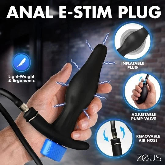 Zeus Electrosex Inflatable Plug & Sound Kit
