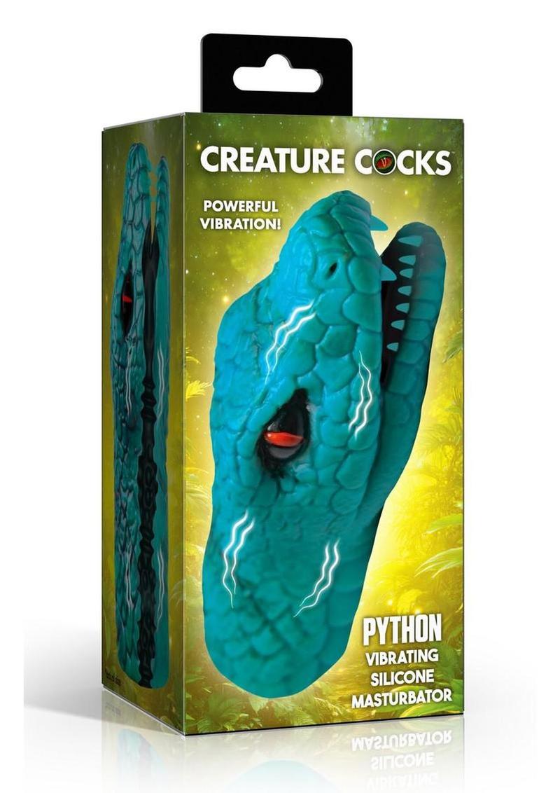 Creature Cocks Python Vibrating Rechargeable Silicone Masturbator