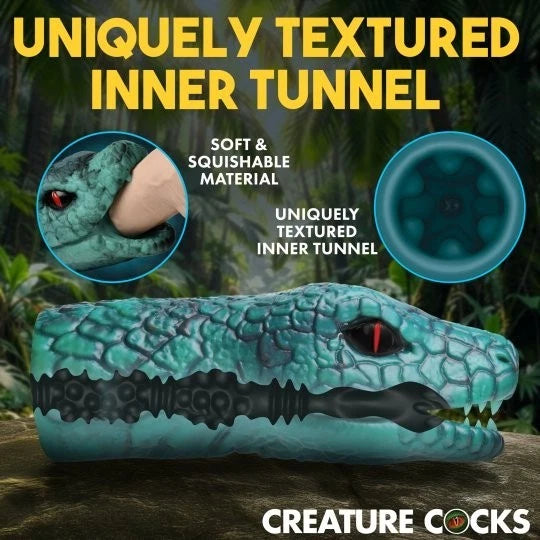 Creature Cocks Python Vibrating Rechargeable Silicone Masturbator