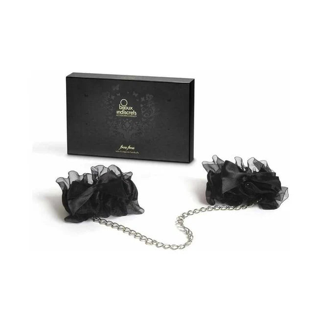 Bijoux Indiscrets Frou Frou Satin & Organza Cuffs – Elegant Soft Bondage