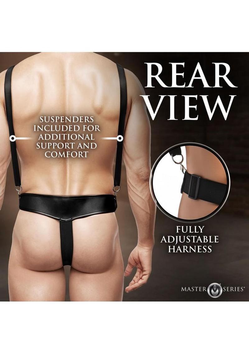 Master Series Magnum Hollow Harness Dildo 9in