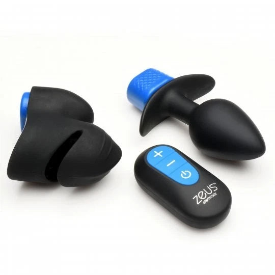 Zeus Electrosex Anal Plug & Head Teaser Kit