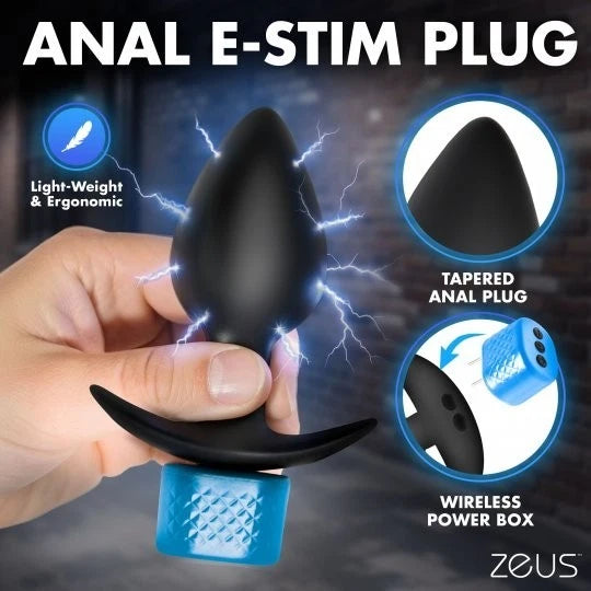 Zeus Electrosex Anal Plug & Head Teaser Kit