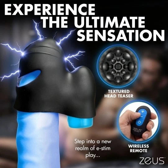 Zeus Electrosex Anal Plug & Head Teaser Kit