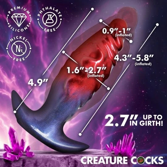 Creature Cocks Anal Invader Inflatable Plug