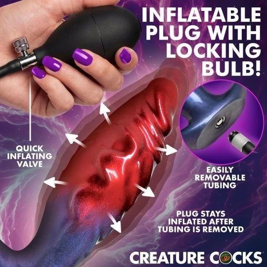 Creature Cocks Anal Invader Inflatable Plug