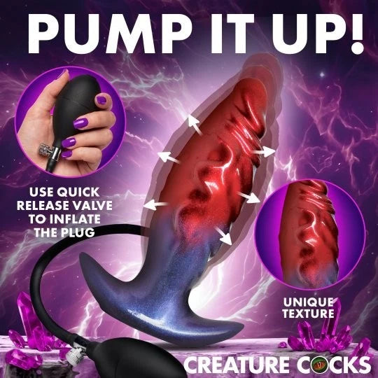 Creature Cocks Anal Invader Inflatable Plug
