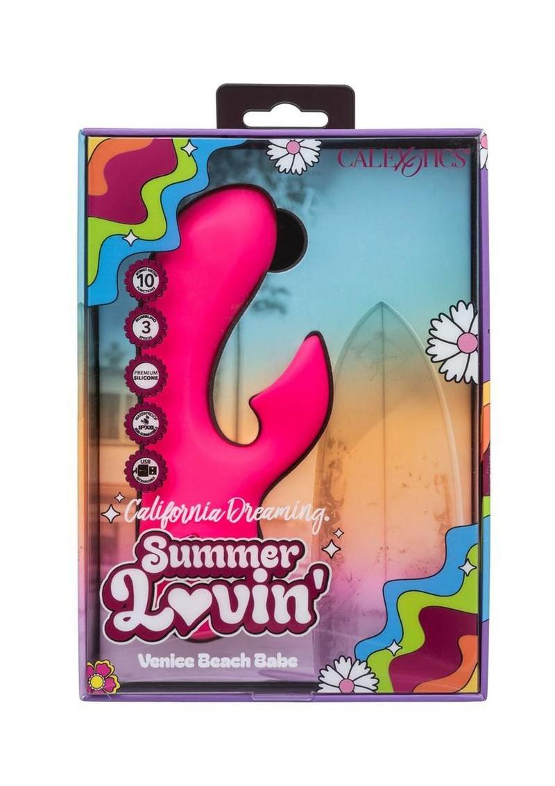 California Dreaming Summer Lovin' Venice Beach Babe Dual Stim Suction Vibrator
