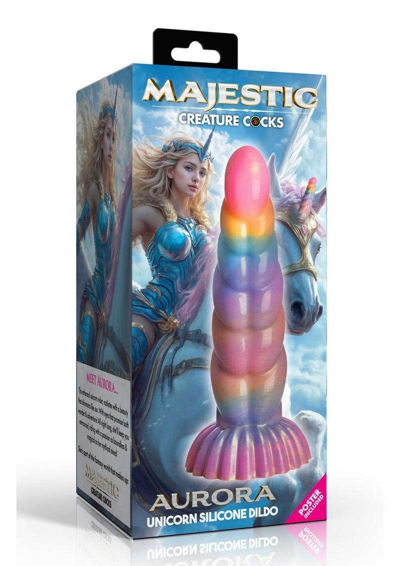 Creature Cocks Aurora Unicorn Silicone Dildo