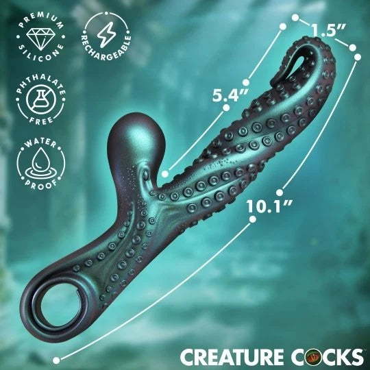 Creature Cocks Vibropus Rechargeable Silicone Rabbit Vibrator