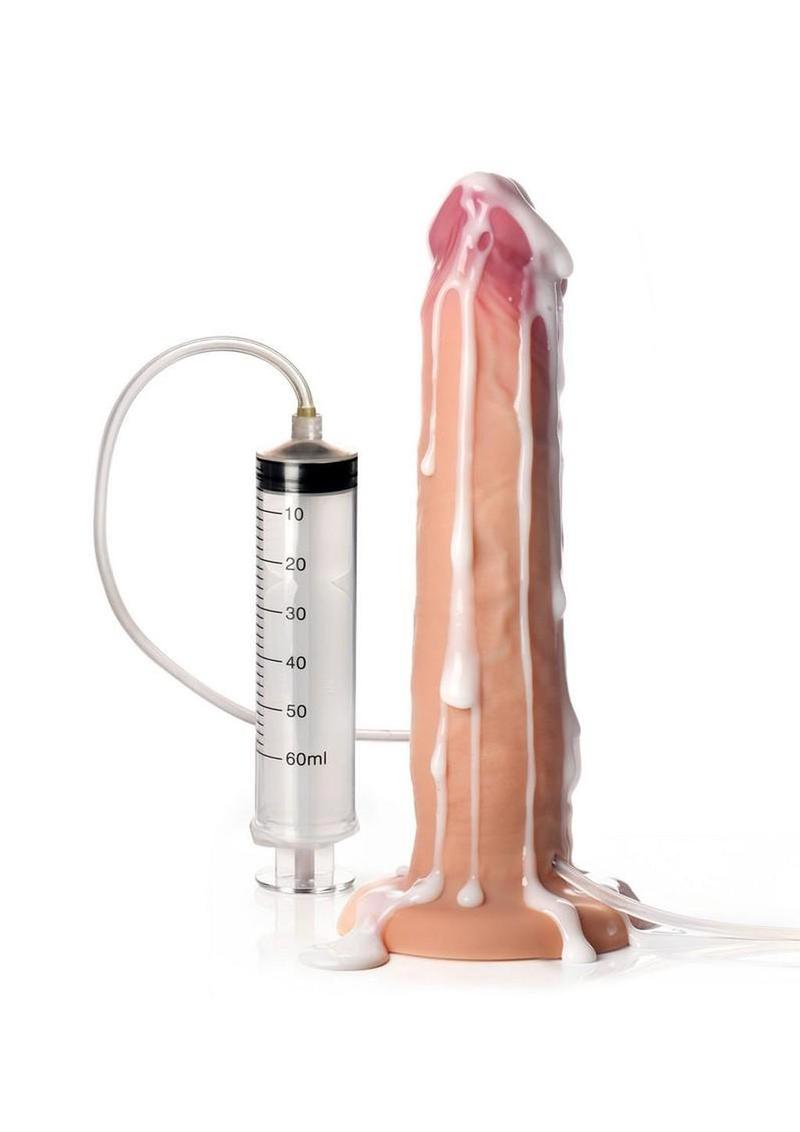 Jock Ejaculating Silicone Dildo 9.75in