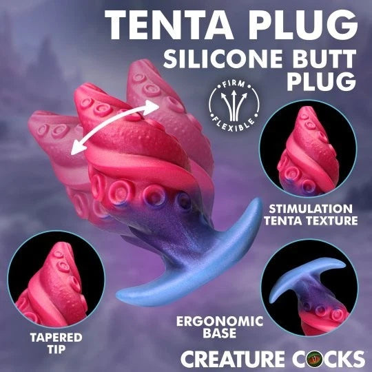 Creature Cocks Tenta Plug Silicone Butt Plug