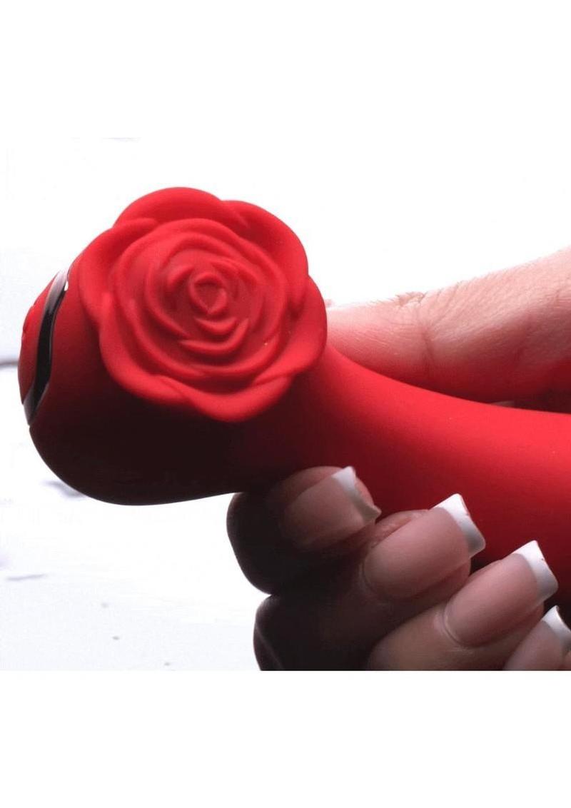Bloomgasm Caress Rotating Bead Silicone Vibrator