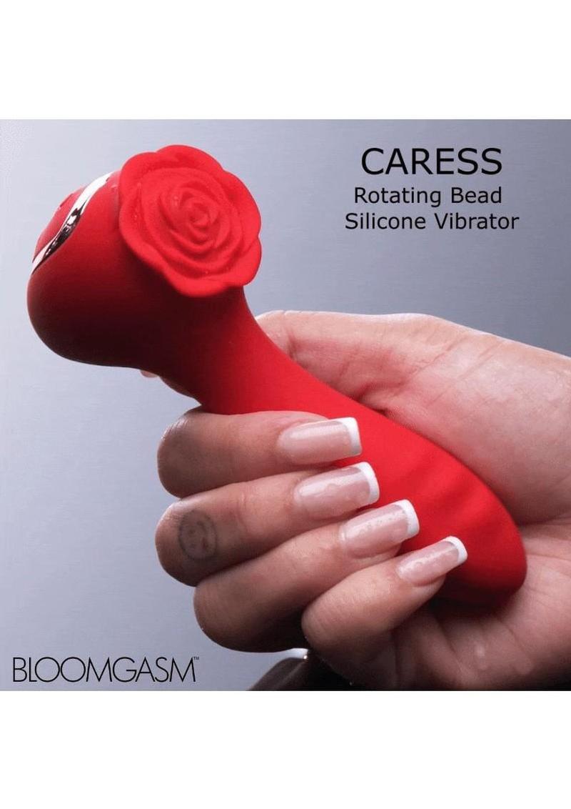 Bloomgasm Caress Rotating Bead Silicone Vibrator