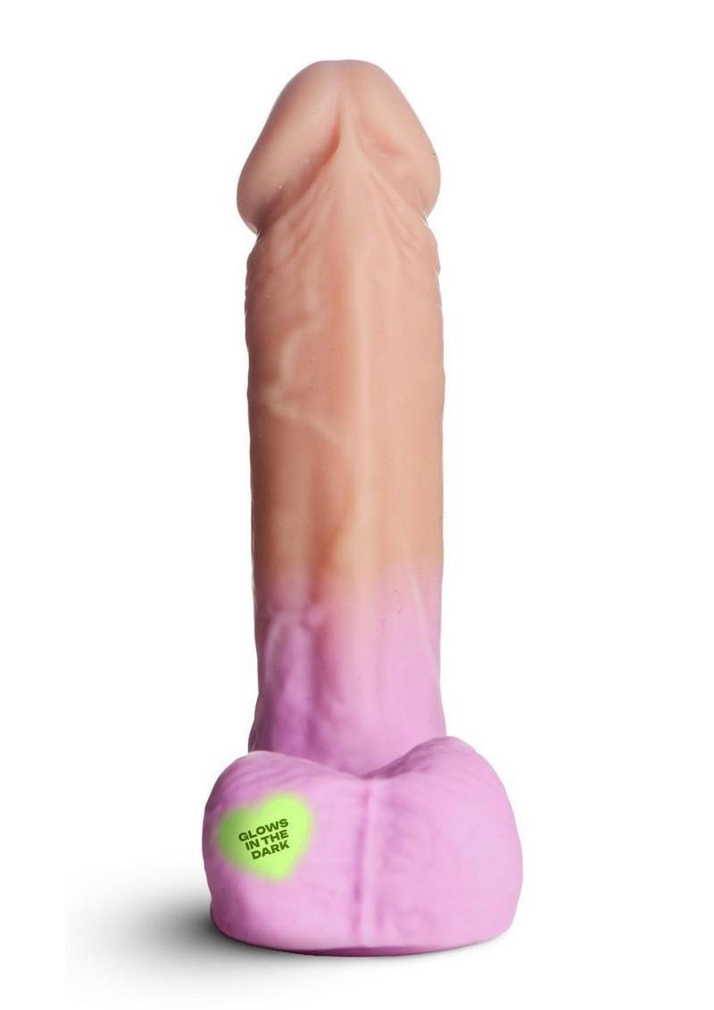K Pop Taeon Glow-in-the-Dark Silicone Dildo