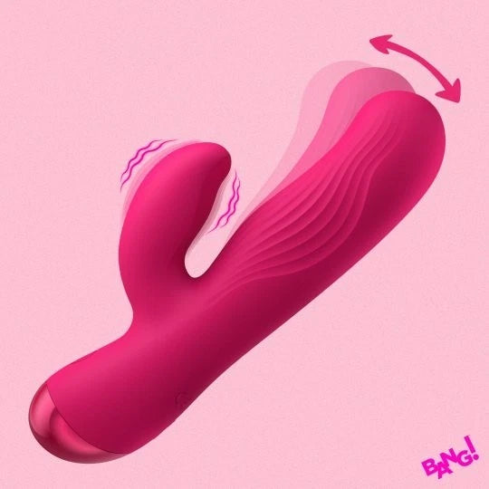 Bang! Flexible Ribbed Rabbit Vibrator