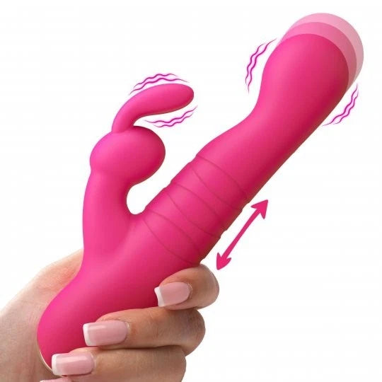 Bang! Thrusting Silicone Rabbit Vibrator