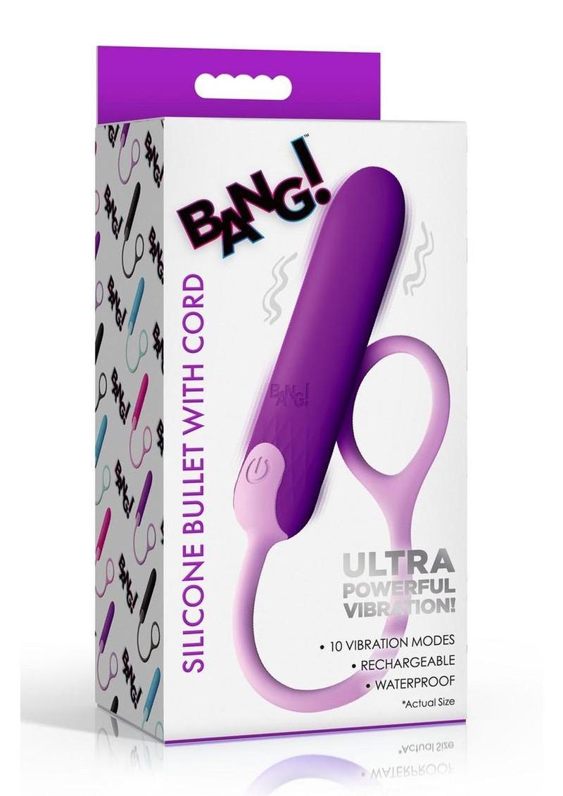 Bang Rechargeable Silicone Bullet with Cord