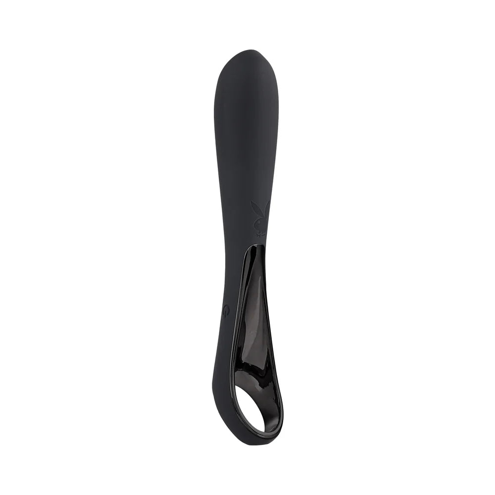Playboy Ollo Rechargeable Silicone Vibrator with Ring Handle 2 AM