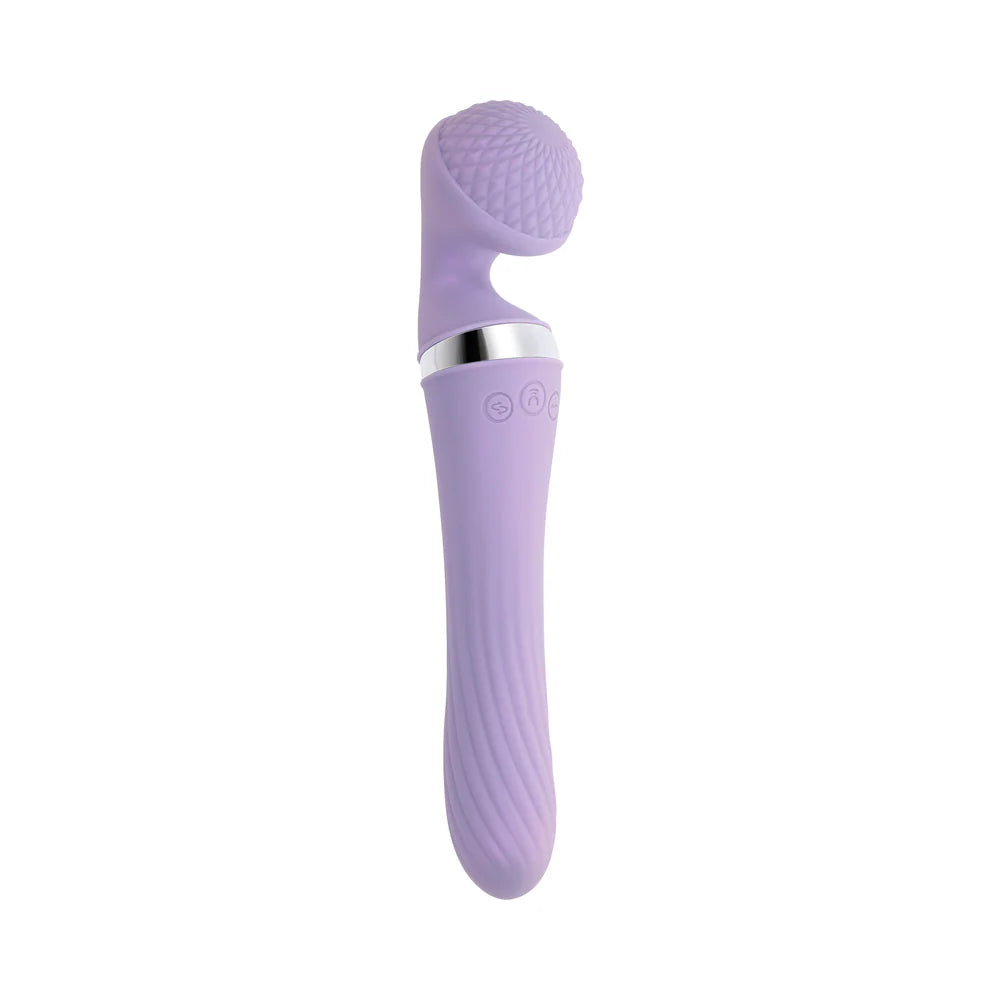 Playboy Vibrato Rechargeable Silicone Dual Ended Wand Vibrator