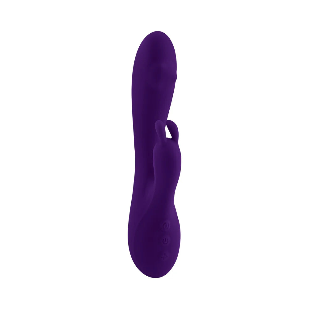 Playboy On Repeat Rechargeable Silicone Rotating Rabbit Vibrator