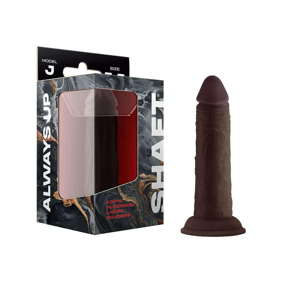 Shaft Model J: 5.5 in. Dual Density Silicone Dildo