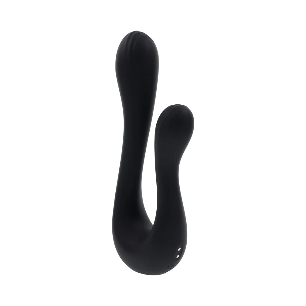 Playboy The Swan Rechargeable Dual Shaft Silicone Vibrator