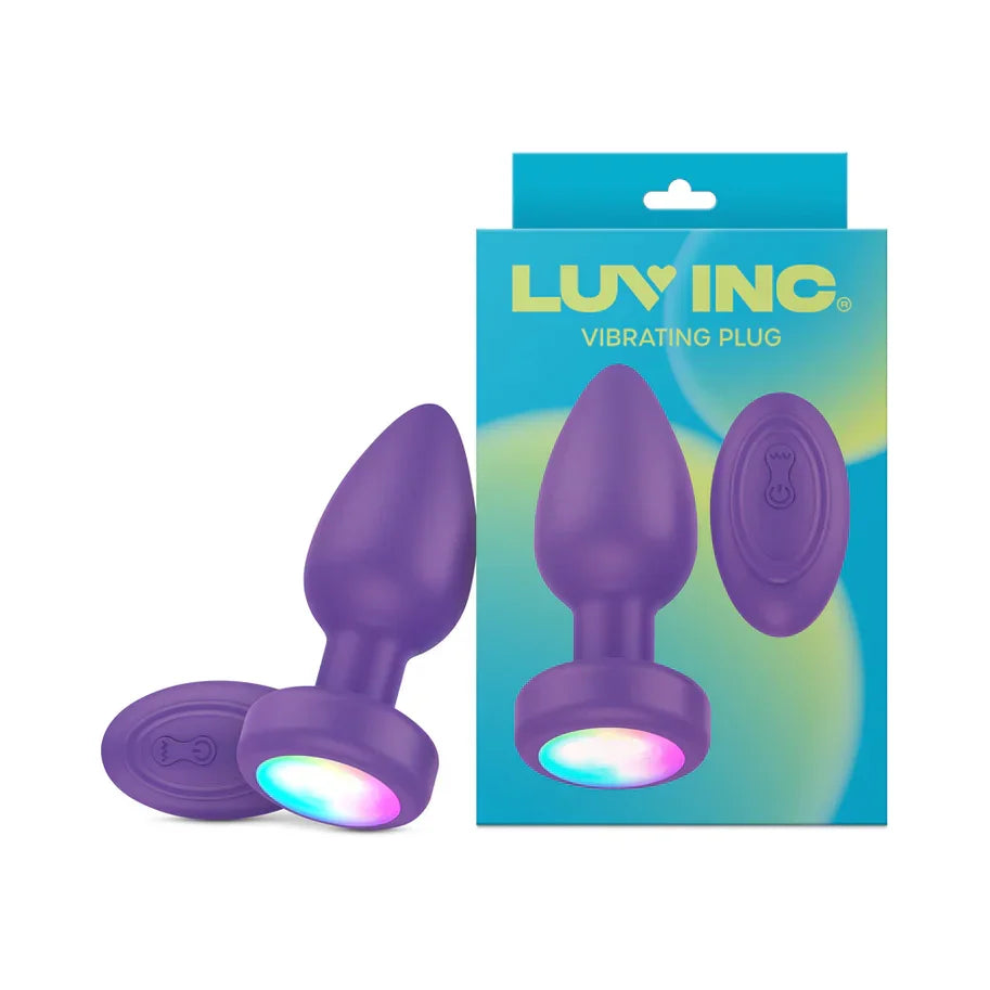 Luv Inc Pr17: Vibrating Plug with Remote