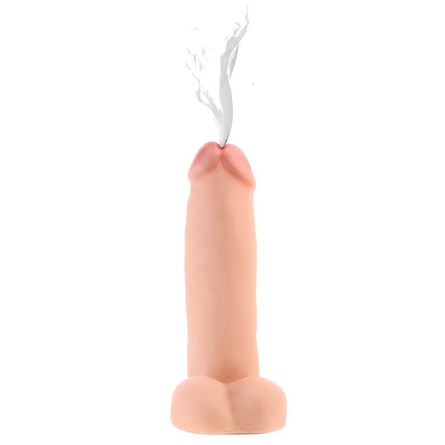 Loadz Dual Density Squirting Dildo - 8in