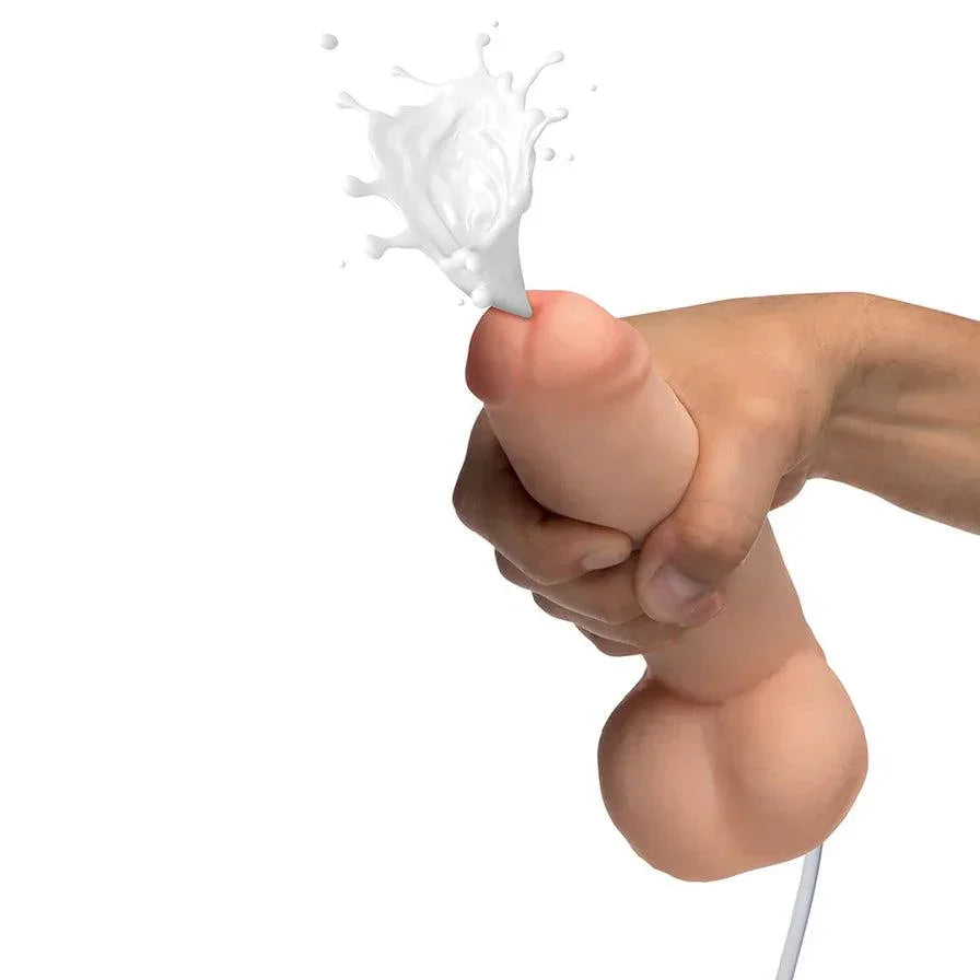 Loadz Dual Density Squirting Dildo - 8in
