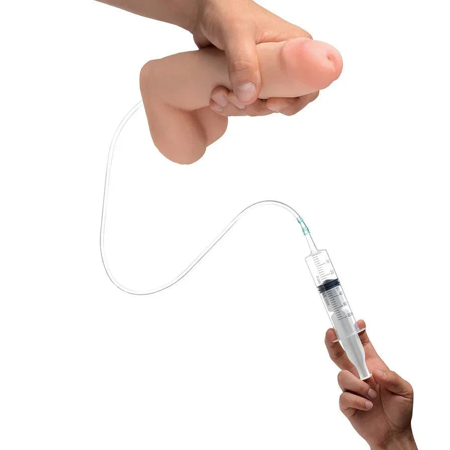 Loadz Dual Density Squirting Dildo - 8in