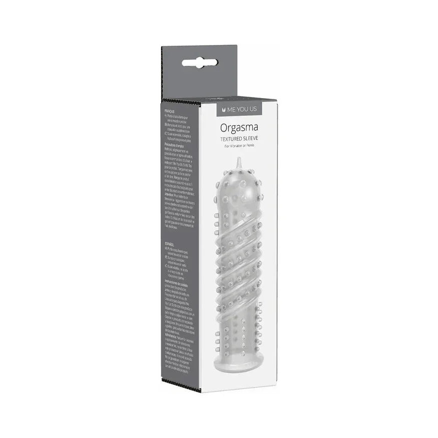 ME YOU US Orgasma Textured Penis or Vibrator Sleeve
