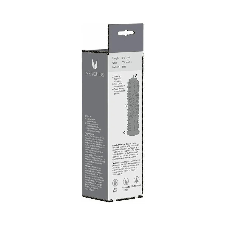 ME YOU US Orgasma Textured Penis or Vibrator Sleeve