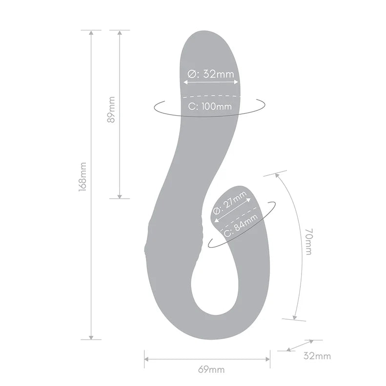 Together Harmony Vibe Rechargeable Silicone Vibrator