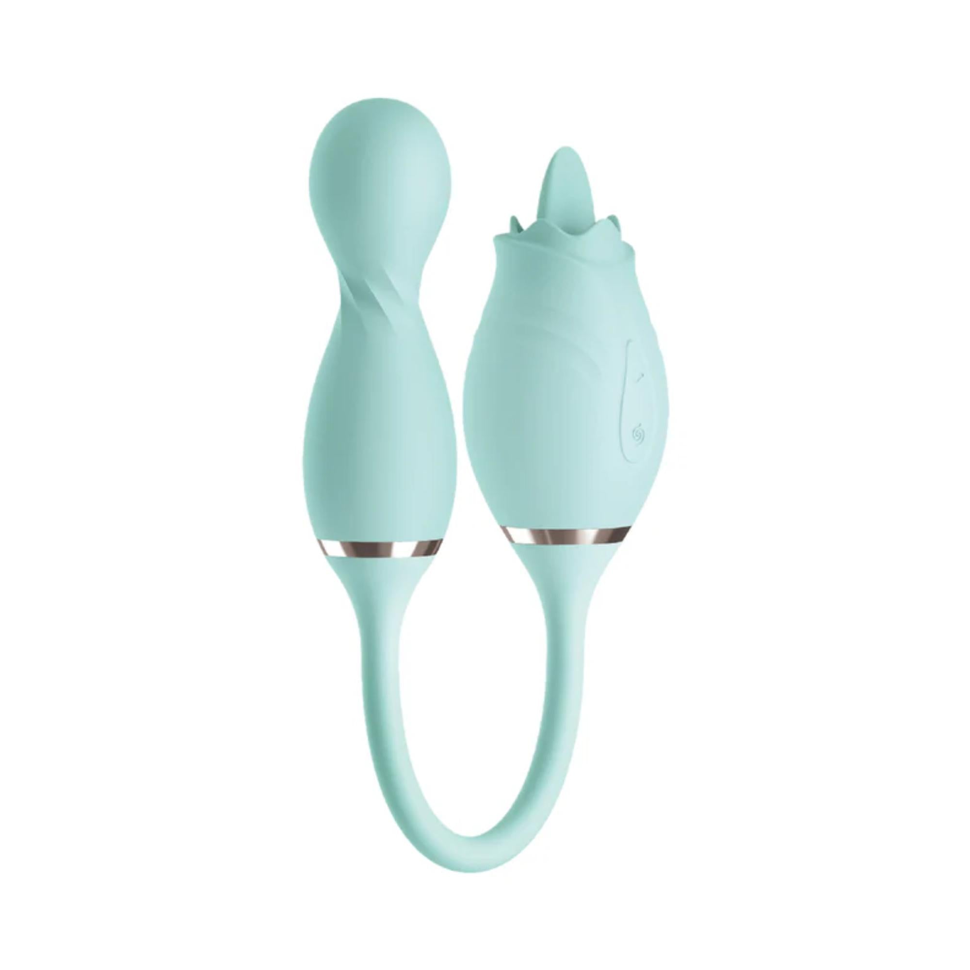 Blaze Exciter Rechargeable Silicone Dual Stimulating Vibrator
